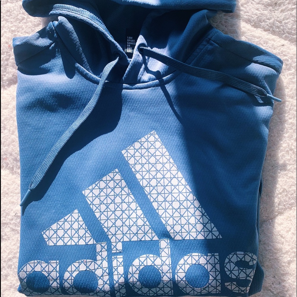 M adidas hoodie blue